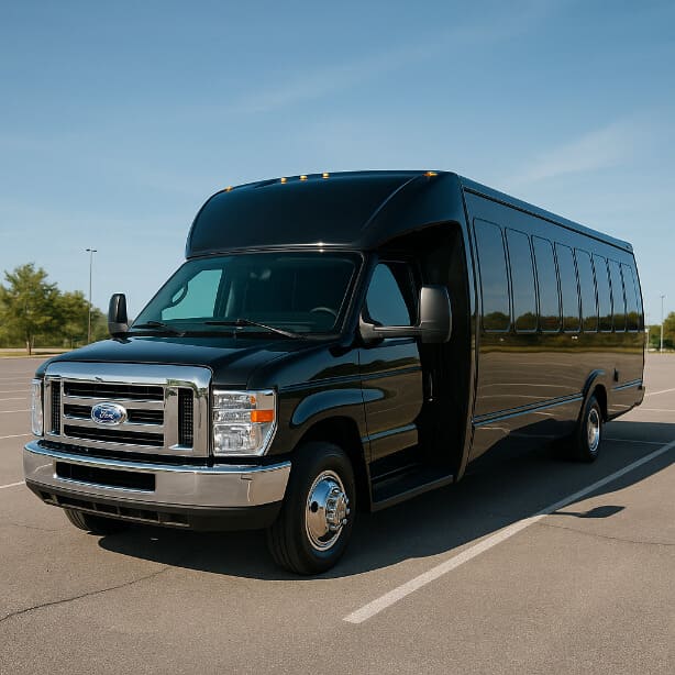 Huntsville Shuttle Bus Rentals 18 Passenger Shuttle Bus