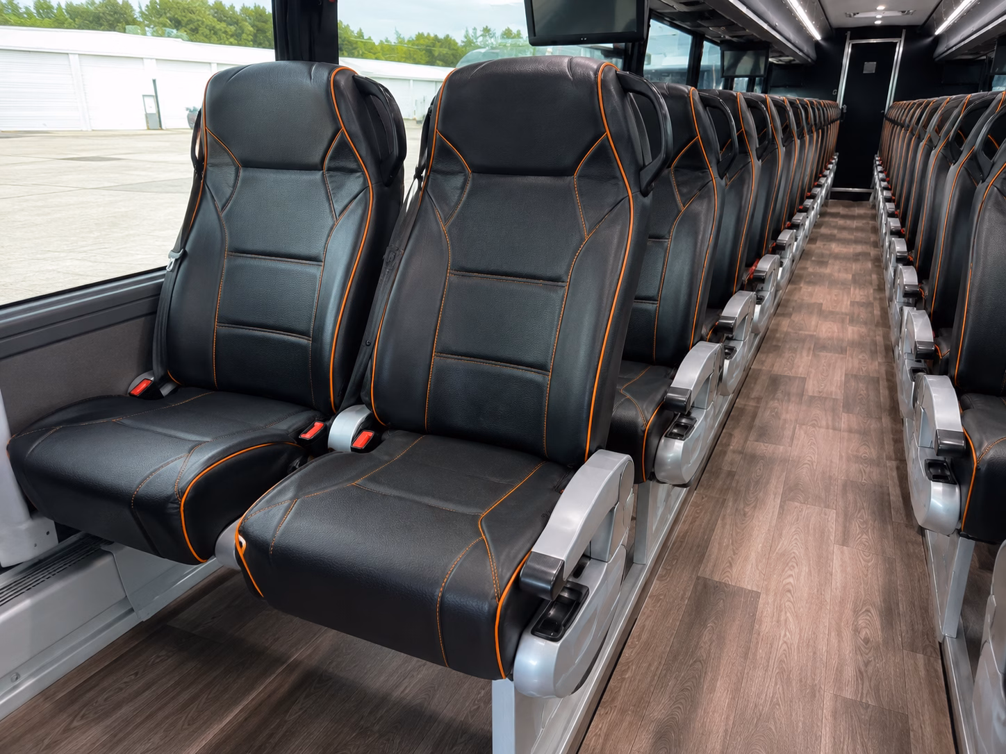 huntsville construction and film crew shuttle buses